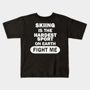 Ski Men Boys Piste Winter Ski Goggles Hut Skis Kids T-Shirt